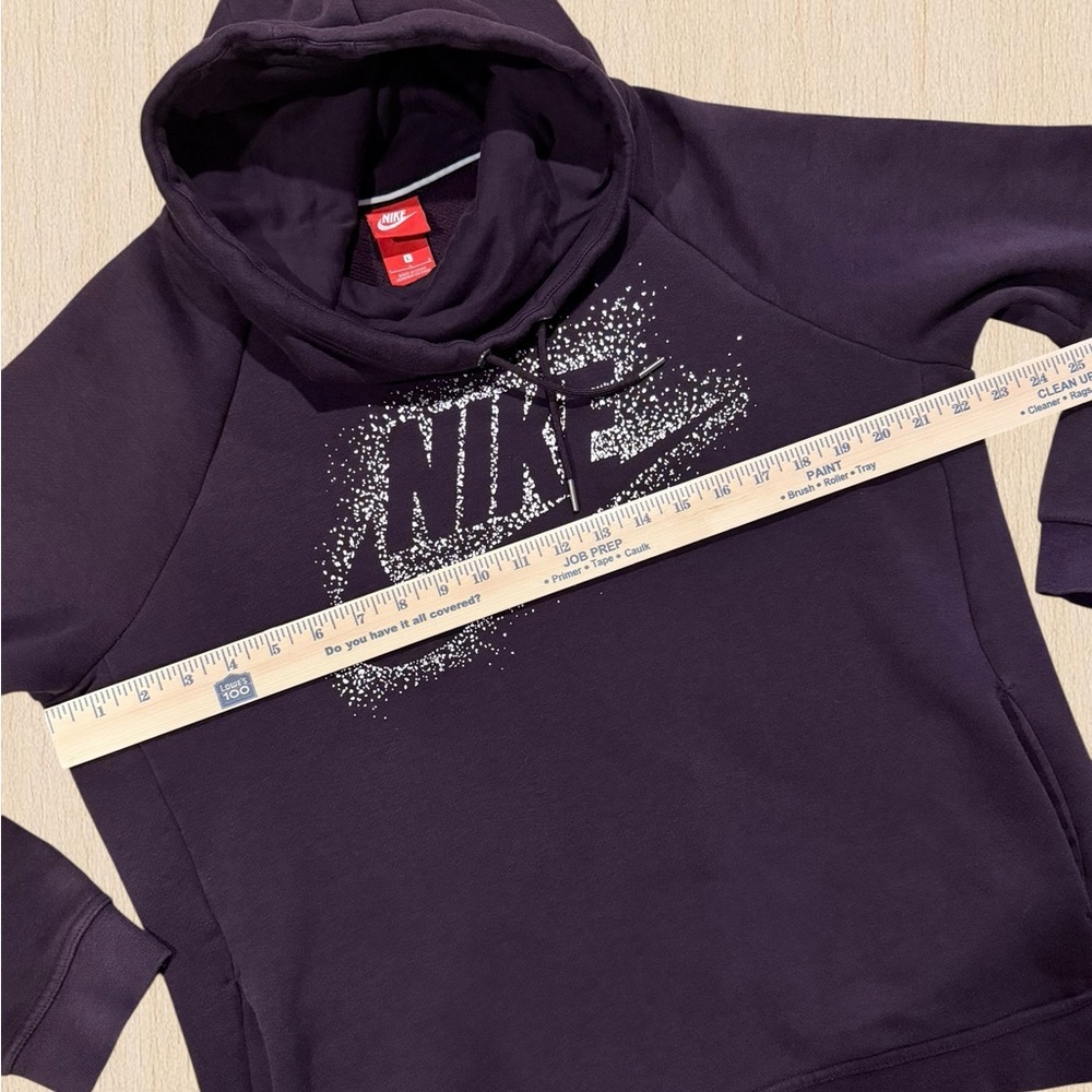 Nike Rally Metallic Funnel Neck Pullover Hoodie - Picture 9 of 11